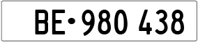 Truck License Plate